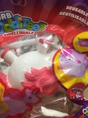 Orb Odditeez Swellimalz Lot Of 3 Unicorns Purple,Pink and White Reusable