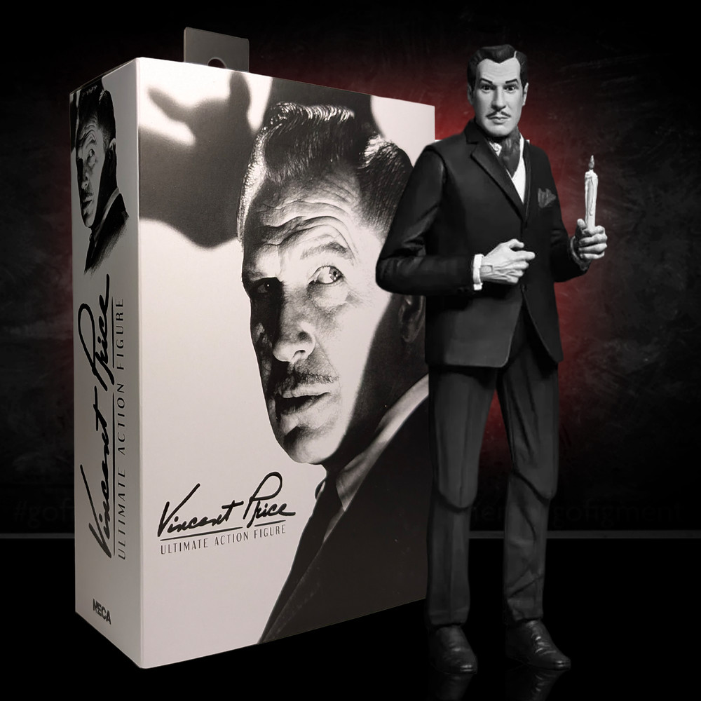 Vincent Price – Ultimate Silver Screen Edition B&W NECA 7-Inch Action Figure