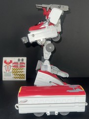 Takara Transforming High Speed Rail Train To Robot Complete Weapons Japanese