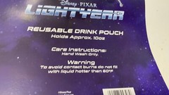 New 2 Pack Disney’s Pixar toy story BUZZ LIGHTYEAR Reusable Drink Pouch 10oz