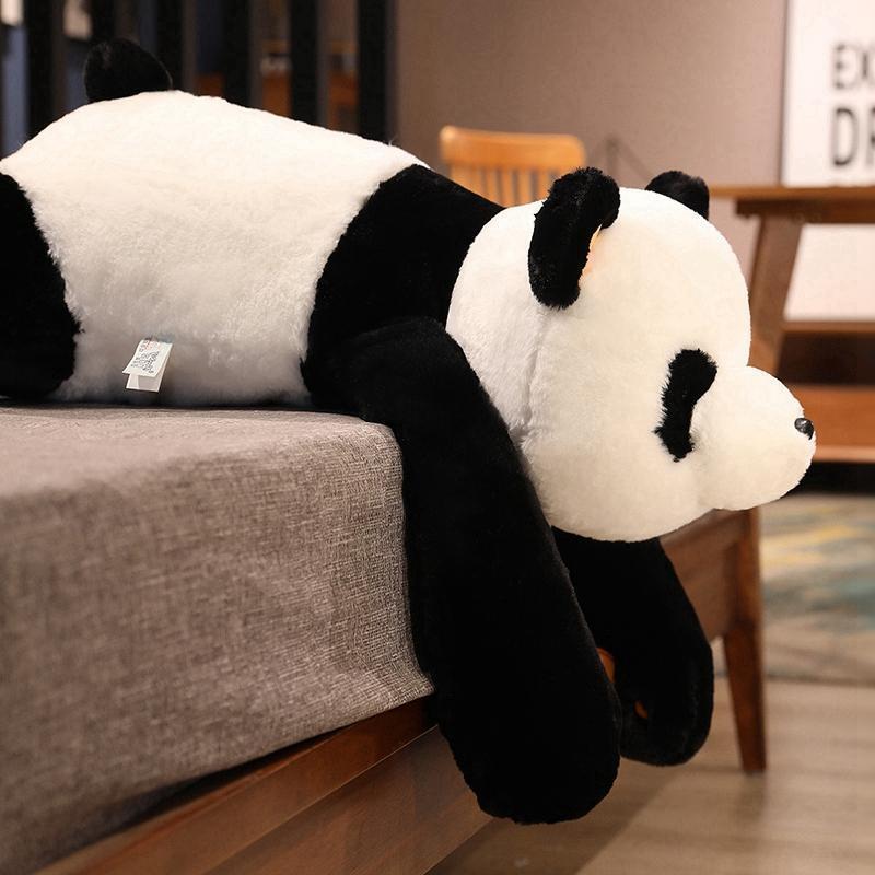 80cm Giant Panda Plush Toys Soft Sleep Pillow Cartoon Animal Bear Stuffed Gifts