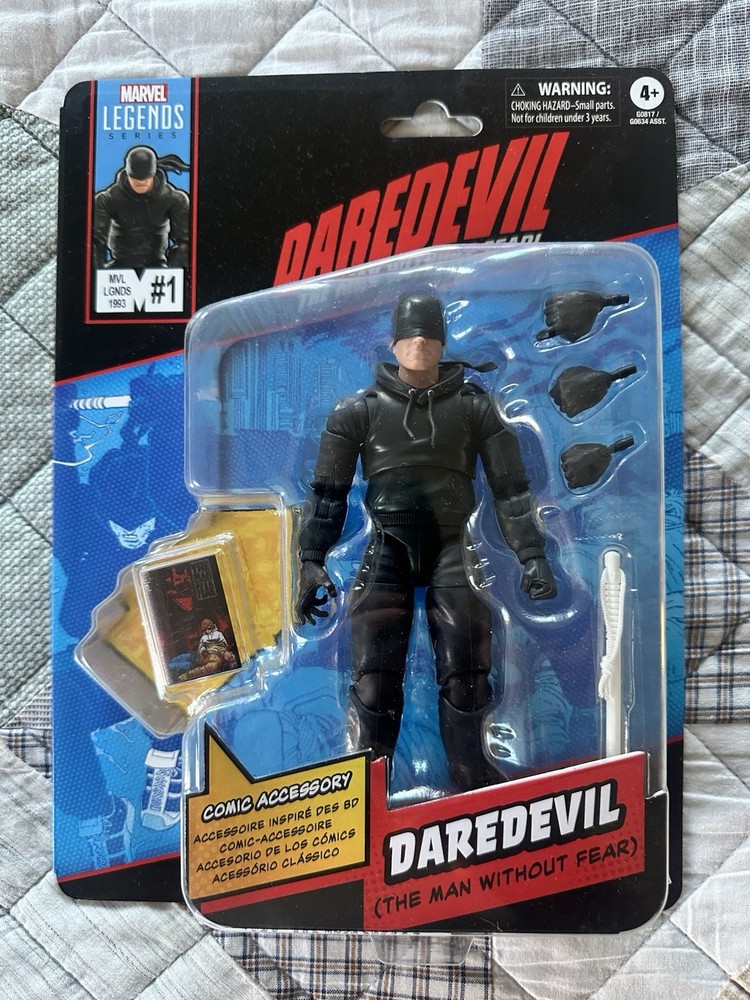 Marvel Legends Comic 6” DAREDEVIL (Man Without Fear) #1 Figure Hasbro New