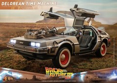 Hot Toys Delorean Back To The Future 3 III Time Machine 1/6 Scale Vehicle