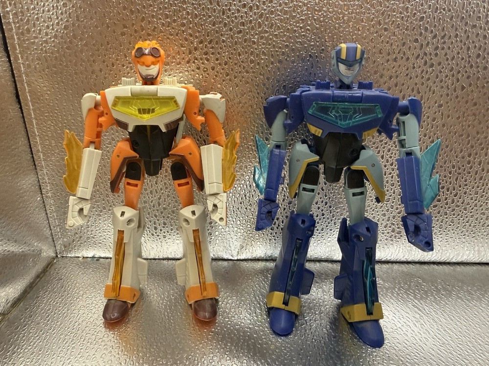Transformers Animated Jetfire & Jetstorm Safeguard 2008 Hasbro 100% Complete