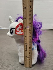 2014 Ty Beanie Babies My Little Pony Sparkle Rarity 7″ Plush With Tags