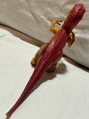 RAPTOR Electronic Velociraptor Jurassic Park JP10 Kenner 1993+Topp Dilophosaurus