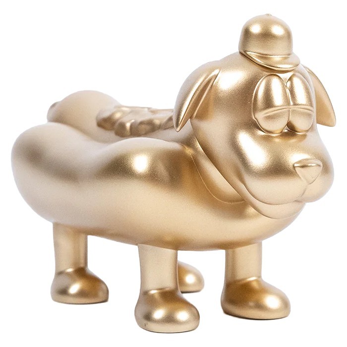 Sheefy McFly Coney Dog Sculpture 3.5″ Gold Edition 2022 Vinyl Figure 38/40 RARE