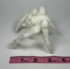 Angry Red Planet Rat Bat Spider Glow In The Dark Toy Figure