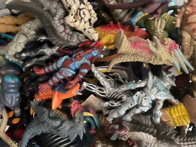 Ultraman Kaiju Bandai Vinyl FIgures Godzilla Variations