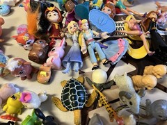 MIXED LOT OF RANDOM FIGURES KIDS GIRLS Disney Miscellaneous Toys