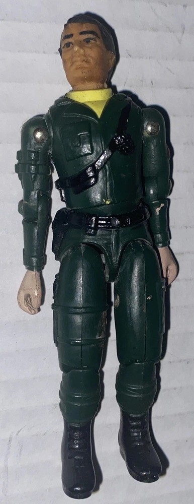 Vintage Commando Ranger Parachute Pete 3.75″ Toy Action Figure Still Connected
