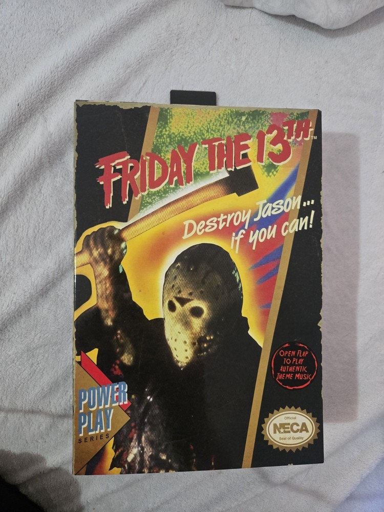 NES Video Game Jason Voorhess (Friday The 13th, NECA) **SEALED** With Music