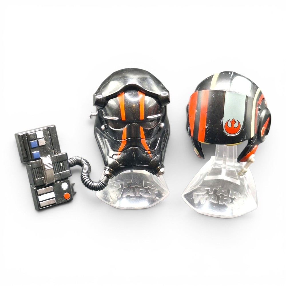 2015 Hasbro Star Wars Black Series Titanium Tie Fighter Pilot & Poe Dameron No.4