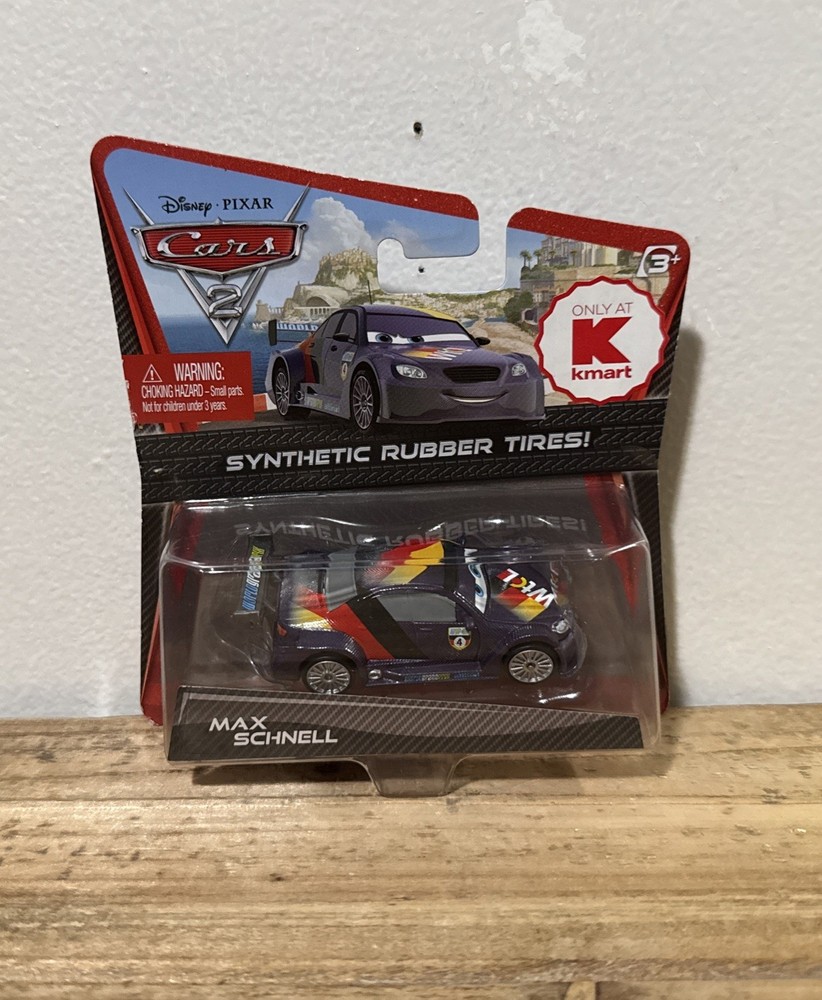 Mattel Disney Pixar Cars 2 Max Schnell #4 Synthetic Rubber Tires