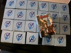 Mini Avengers Blind Box Pendants 24 Pc Whole Set