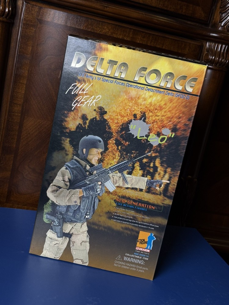 1:6 DRAGON: 1st Special DELTA FORCE NIGHT OPS: Leo 12″ Rare FIGURE 72015
