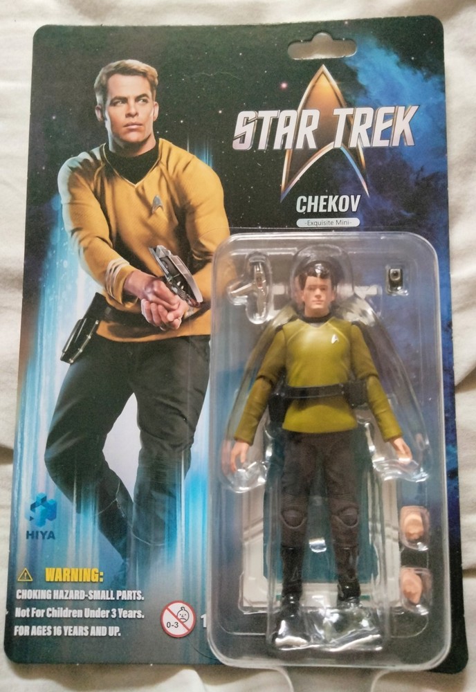2024 Hiya Toys Exquisite Minis Star Trek Chekov 4 Inch Movie Action Figure MOC