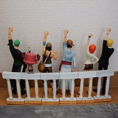 One Piece Dramatic Showcase Alabasta Nakama no Shirushi Figure Lot 6-Set