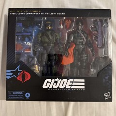 GI JOE CLASSIFIED SERIES SET OF 3 STEELER+ SHORT FUZE,TWILIGHT+STEEL CORP, DIVER