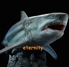 W-Dragon 1/35 Megalodon Prehistoric Shark Dinosaurs Model Statue Toy IN STOCK