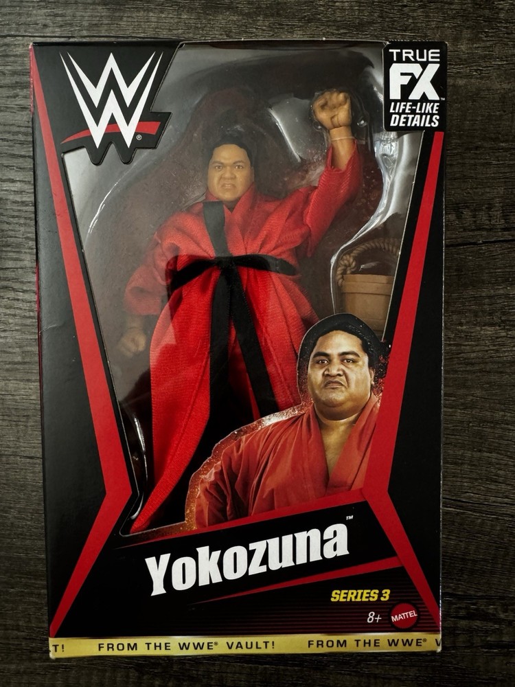 Mattel WWE Yokozuna Series 3 Wrestling Action Figure, Age 8+