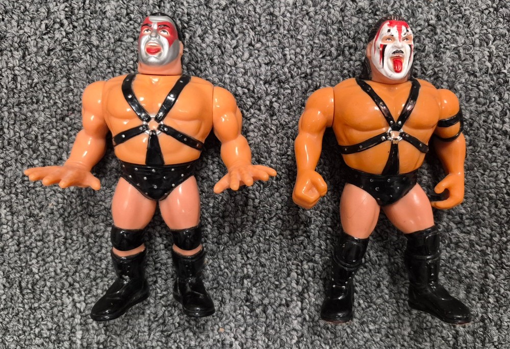 WWF Hasbro Ax & Smash Demolition Action Figures 1991 Series 2 WWE Wrestling