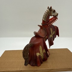 Schleich Knights Reared Horse Red Gold 2003 Figure Retired