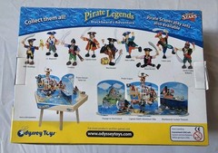 Vintage Pirate Legends Blackbeard’s Adventure #3003 Play Set Odyssey Toys SEALED