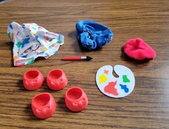 VTG G1 My Little Pony Accessories Lot Complete Play N Wear Outfit Set 9 pcs