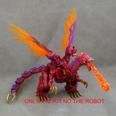 Upgrade Kit For Legacy Transmetal II Megatrn Replace Tail Knife Weapon