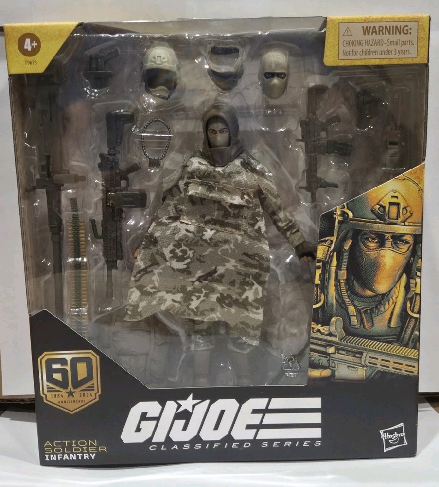 G.I. Joe Classified Series 60th Anniversary Action Soldier Infantry Figure