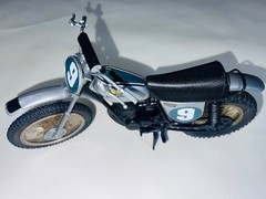 VTG 74 Mattel Big Jim HONDA ELSINORE MOTORCYCLE Wolf Pack CR250 ENDURO Dirt Bike