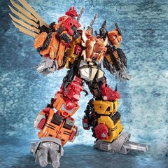 Jinbao Bruticus Warbotron+ Predaking Feral Rex Oversized Transform Figure NO/BOX