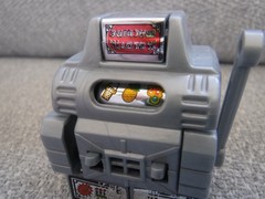 Convertors Gamebots JACKPOT ROBOT Transforming SLOT MACHINE *works* Select 1984