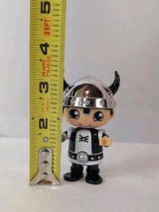 Bonkers Toy Ryan’s World 3″ Viking Ryan Black Suit Silver Helmet Action Figure