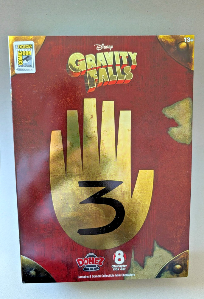 SDCC 2017 Exclusive Gravity Falls Domez 8-Figure Box Set UCC Distributing NIB