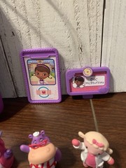Disney Junior Doc McStuffins Toy Lot: Figures & Vtech Talking Clipboard *Works