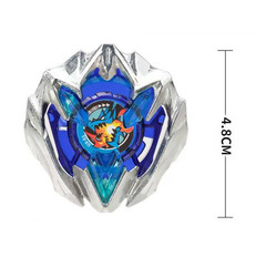 Burst Beyblade UX-01 Blue Silver Master Starter Spinning Top Gyro w/Launcher