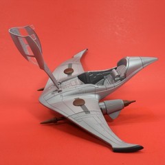 Star Wars 3.75″ Clone Wars TCW Naboo Star Skiff Vehicle Fighter As Shown E6