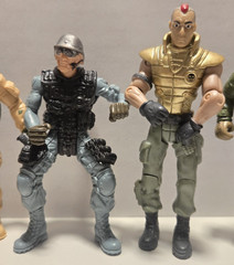 Military Action Figures Army Marine Chap Mei Lanard Mixed Lot (10) Loose w/ Wear
