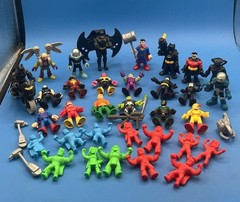 DC Toy Box Jackpot Batman, Superman, Joker + 40+ Figures, Bike, Weapons Mashem