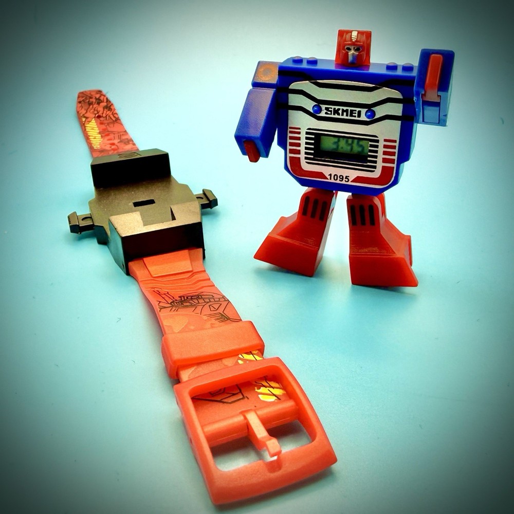 Digital Transformer Robot Sport Watch Kids NEW Transforming Toy Figure