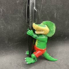 VTG 1985 Funny Foots Alligator Crocodile Grabber Pencil Hugger Figure Clip On 3
