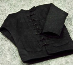 1/6 Scale Kung Fu Costume Shirt&Pant Chinese Traditional Clothes Fit 12” Doll