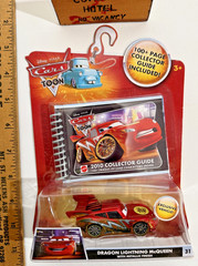 2009 Mattel Disney Pixar Cars Toon Dragon Lightning McQueen Metallic Exclusive