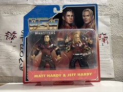 WSW Hardy boys Wrestling Figure FC Hasbro Series 4 Matt Jeff WWE AEW BROOD MOC