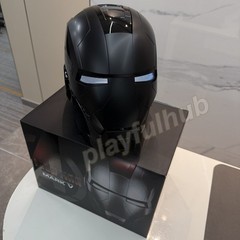 Iron Man Black Mask Cosplay AUTOKING MK5 1:1 Helmet Wearable Voice-control