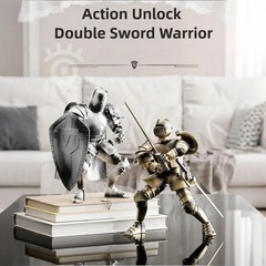 Medieval Knight Armor Action Figure Multi-Jointed Movable Robot Dummy 13 T13