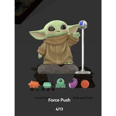 POP MART Star Wars Grogu Tiny but Mighty Figure, Force Push, Open Box, New