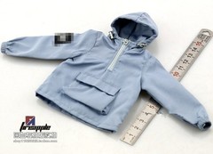 1/6 Casual Jacket Coat Tops Hooded Half Zipper Male Clothes For 12” Figure Body